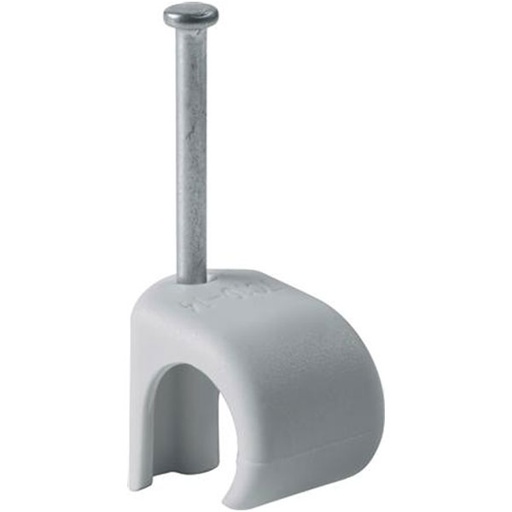 [0839106447] Kabelclips til 10-13mm kabel 35mm søm grå - 100 stk.