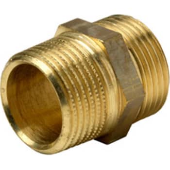 [045441304] 1/2" x 1/2" Overgang rørgevind-nippel/nippel Alupex Wavin