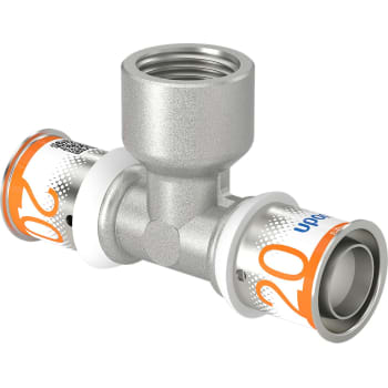 [045478239] Uponor S-Press tee reduceret m/muffe 20-Rp1/2"FT-20