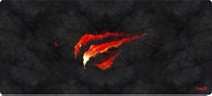 [992607900] Havit Gaming Mousepad Large Black/Red