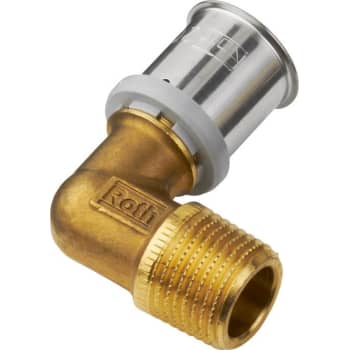 [045651310] 26 mm x 3/4" MS-overgangsvinkel nippel Roth