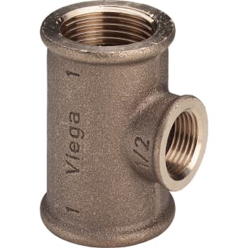 [048130304] 1/2" Tee Rødgods Silicium Bronze