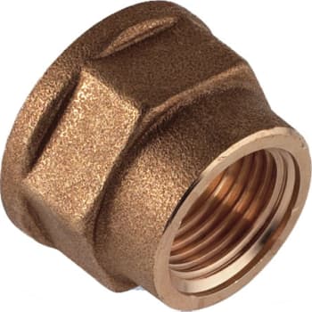 [048240143] 1" x 3/4" Reduktion muffe Messing Afzinkningsfri