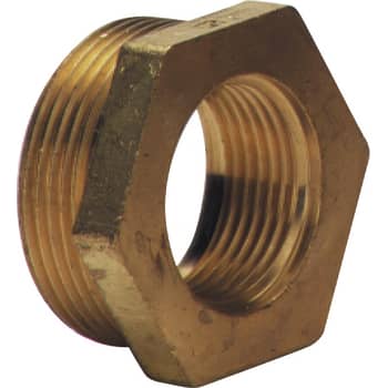 [048241133] 3/4" x 1/2" Nippelmuffe, messing afzinkningsfri