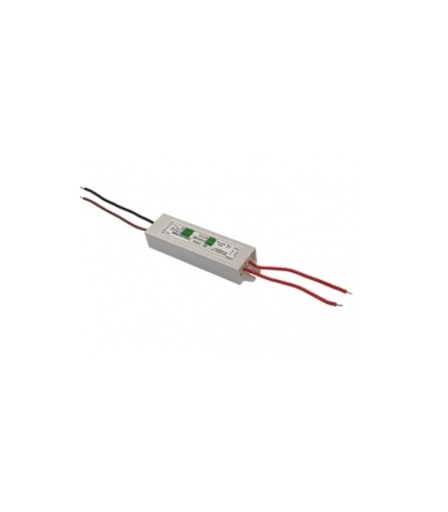 [3616] 15W strømforsyning - 12V DC, 1,25A, IP67 vandtæt