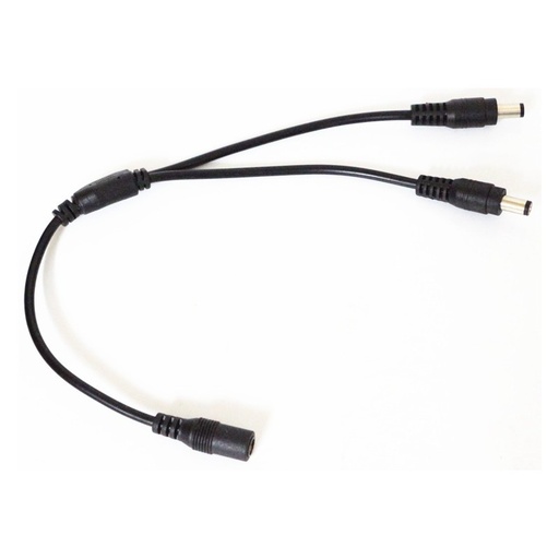 [2343] DC kabel splitter - 5V-48V, sort