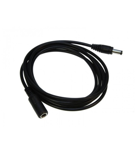 [3270] DC Forlængerkabel - 100 cm, 5V-48V, sort