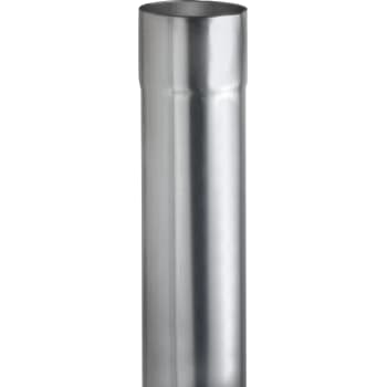 [276746342] VMZINC nedløbsrør, ZINK NATUR - 76 x 0,7 x 3000 mm