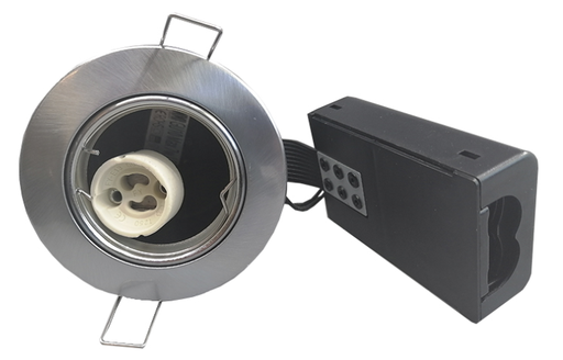 [5442529571] Indbygningsspot 230V GU10 Max  7W LED Børstet