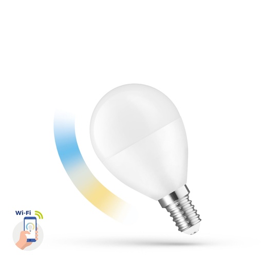[WOJ+14414] 5W Led pære med WI-FI Og justerbar kelvin E14