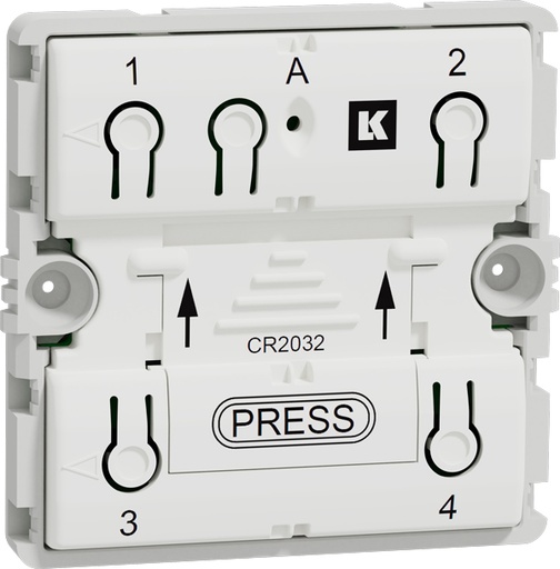 [1092002633] LK FUGA Wiser trådløs batteritryk 4 slutte uden afdækning