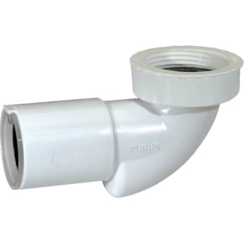 [750475040] Purus PUM bundventil-vinkel 40 mm X 1.1/4-1.1/2" med lugtspærre
