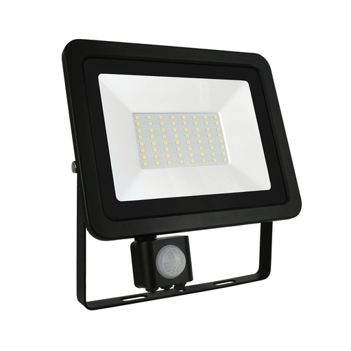 [SLI029040WW-CZUJNIK] 50W LED projektør m. sensor 2700K 3800 Lumen