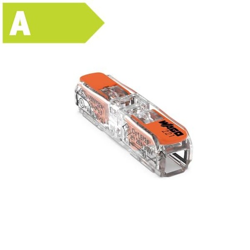 [4821024119] Inline Samlemuffe 0,2-4 mm² transparent, serie 221