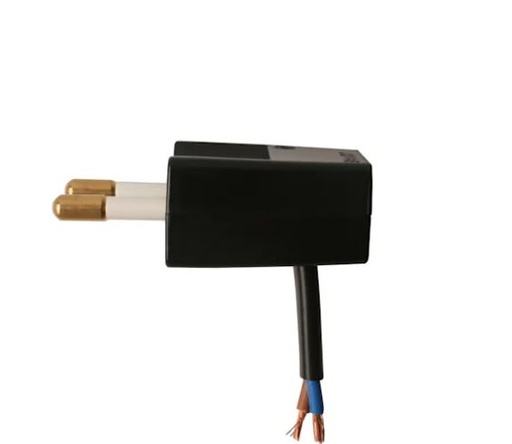 [1928909525] Stikprop U/J flad vinkel sort