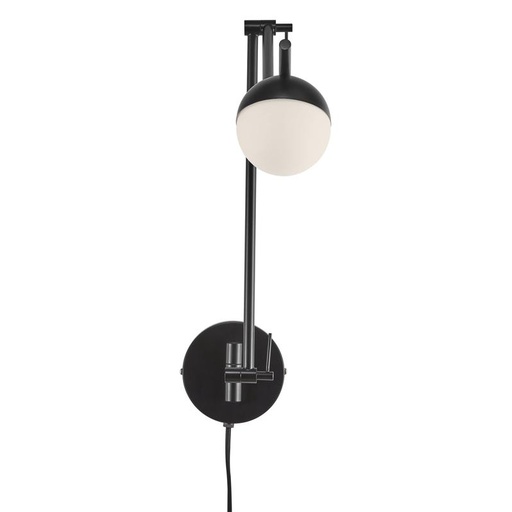 [4243912029] Contina væg/loft, G9, sort