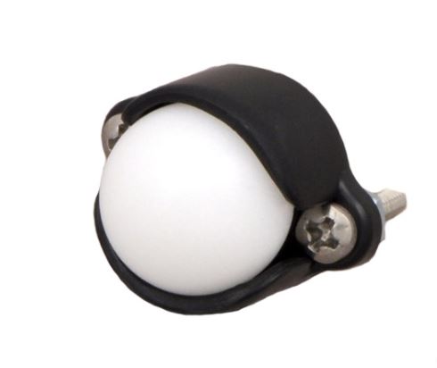 [H34182] Kuglehjul - H13,5mm Ø12,7mm Plast