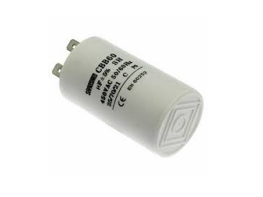 [H63924] MOTOR kondensator - 2uF 450V, Spadestik (Ø30x60mm)