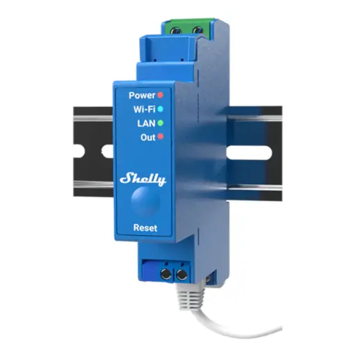 [7822622119] Shelly Pro 1 - WiFI relæ med potentialfrit kontaktsæt (110-240VAC)