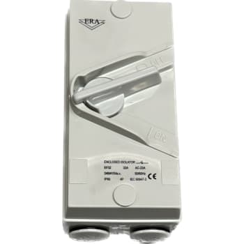 [0918009986] Sikkerhedsafbryder32A  3p+n grå  ip66