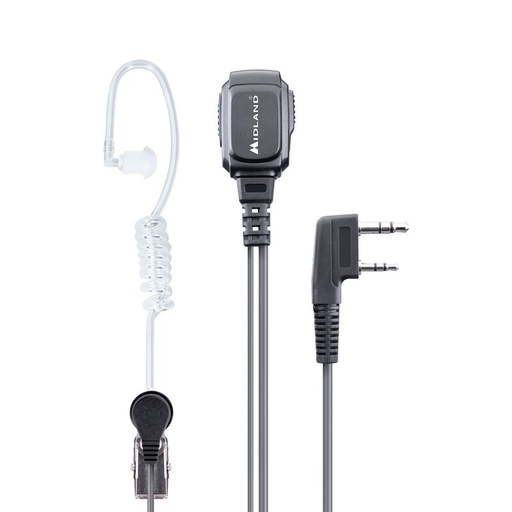 [H61758] MA31-LK PRO mik. m. pneumatisk earphone, PTT (2 pin Kenwood)