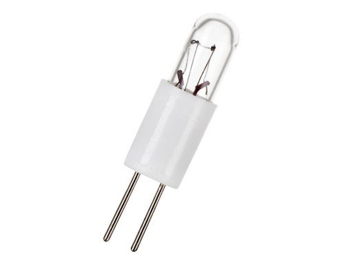 [H51794] T1 miniature stiftpære - 6V/60mA/0.36W, 1/4 Bi-Pin (2.54mm)