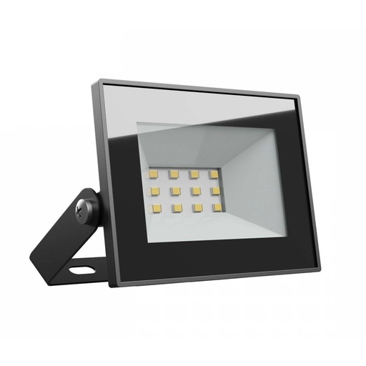 [24608-16913] 10W projektør 3000K - Sort, IP65, 230V