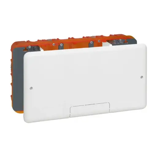 [8717102565] Batibox Mediabox 2x5M, hvid, 285x142x50 mm