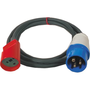 [8728890109] Adapterkabel PA102, 16A 230V CEE/DK stik, 1M