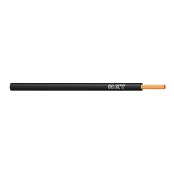 [3032090357] Ledning NOVL 90° 1x6 sort R50
