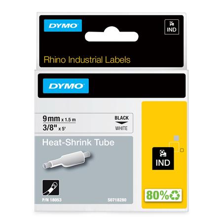 [9797003023] RHINO KRYMPEFLEX 9MMX1,5M HVID