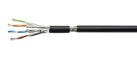 [5283201087] KABEL KAT7 S/FTP 4P PE 500M SORT FCA