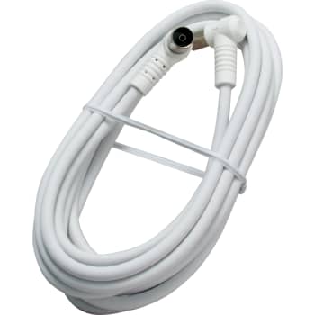 [8287180936] Antennekabel CTV A 3,0M med IEC stik vinklet, hvid