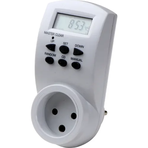 [8423208685] Stikkontaktur uge M/J, digital, med 6 knapper