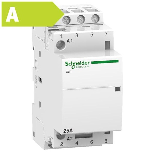 [3322078047] Modulkontaktor ICT 25A 4 slutte 230V