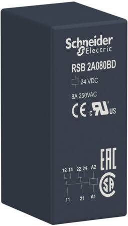 [7522600509] RELÆ 2C/O 8A 24VDC