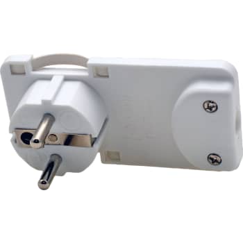[6228234953] Schuko vinkelstikprop M/J hvid