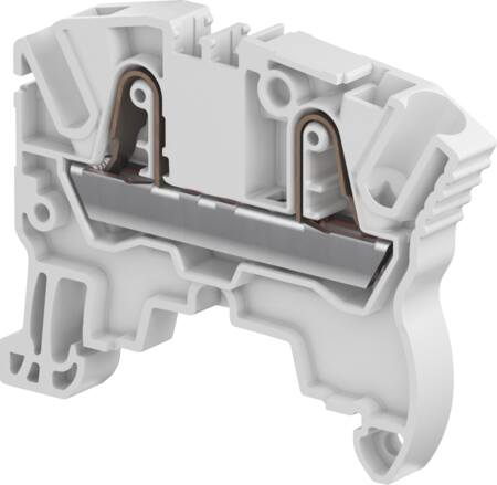 [5401017043] GENNEMGANGSKLEMME FJEDER 4MM² GRÅ