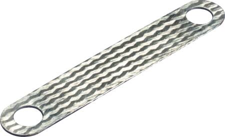 [2117710980] Fortinnet jordfletningsbånd 120A, 150 mm, 16 mm², Ø6,5 mm, MBJ16