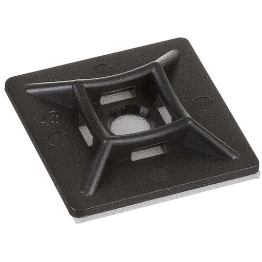[6239165413] Strips / Kabelbinder holder 19x19mm, sort