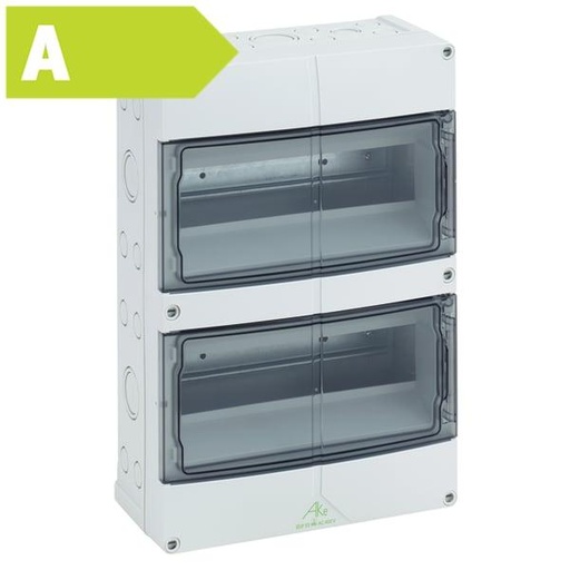 [4216360970] Gruppetavle AKe 24-L, 24 modul, uden PE/N terminal, IP55