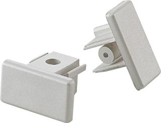 [5414102036] Square 1F 230V Endestykke - Hvid