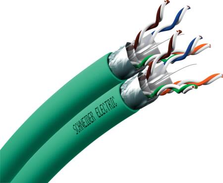 [1083000136] CAT6A F/UTP 2X4P 500M DCA GR