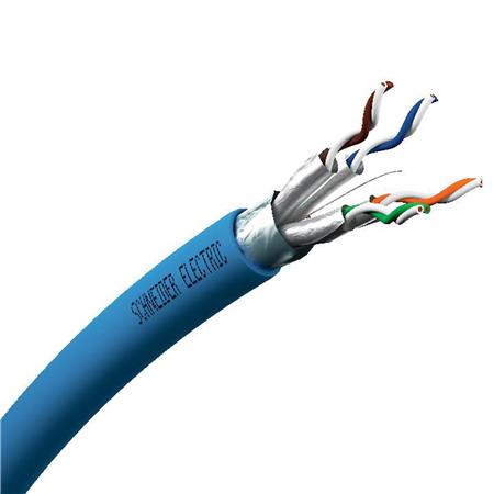 [1083000178] Actassi skærmet datakabel Cat 6A(7) F/FTP 4P CL-MX 600MHz 500M Dca blå, separationsklasse D