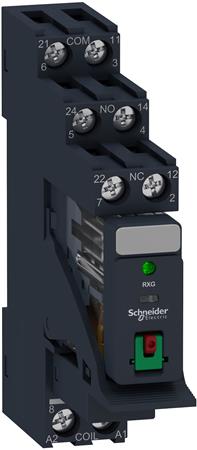 [7522605627] RXG RELÆ M/SOKKEL+LED+TEST 2C/O 230VAC