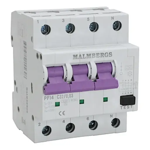 [2160562] Kombirelæ 32A 30mA 10kA 4-pol