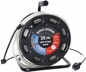 [7590010] LED-STRIP Bygg 25 M MED VINDA 300W 26250 LM, IP44
