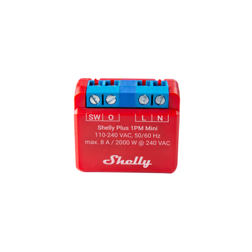 [5401023962] SHELLY PLUS 1PM MINI - WIFI 8A RELÆ