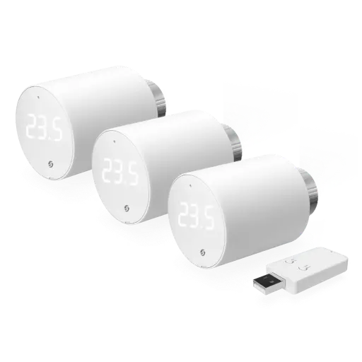 [5401038070] Shelly BLU TRV 3-pack + 1 x BLU Gateway Gen3