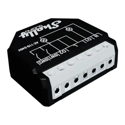 [5401023968] SHELLY QUBINO WAVE 2PM - Z-WAVE 2CH RELÆ